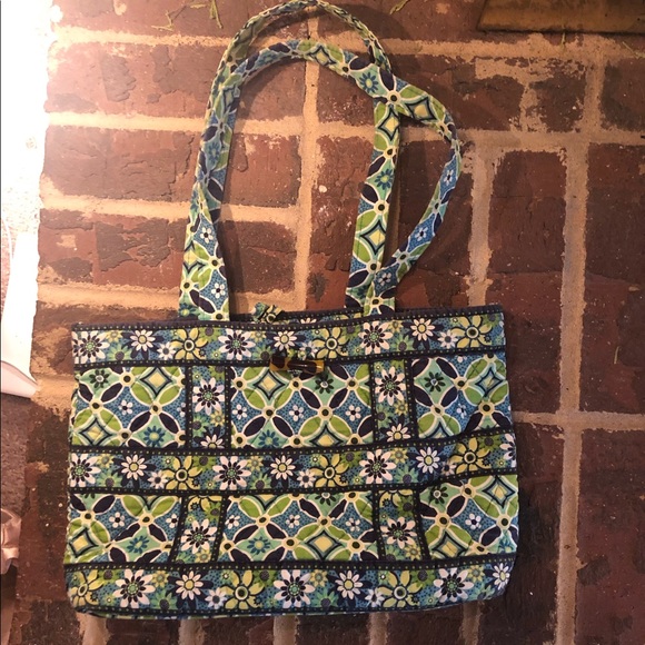 Vera Bradley Daisy Daisy Toggle Tote - Picture 3 of 4